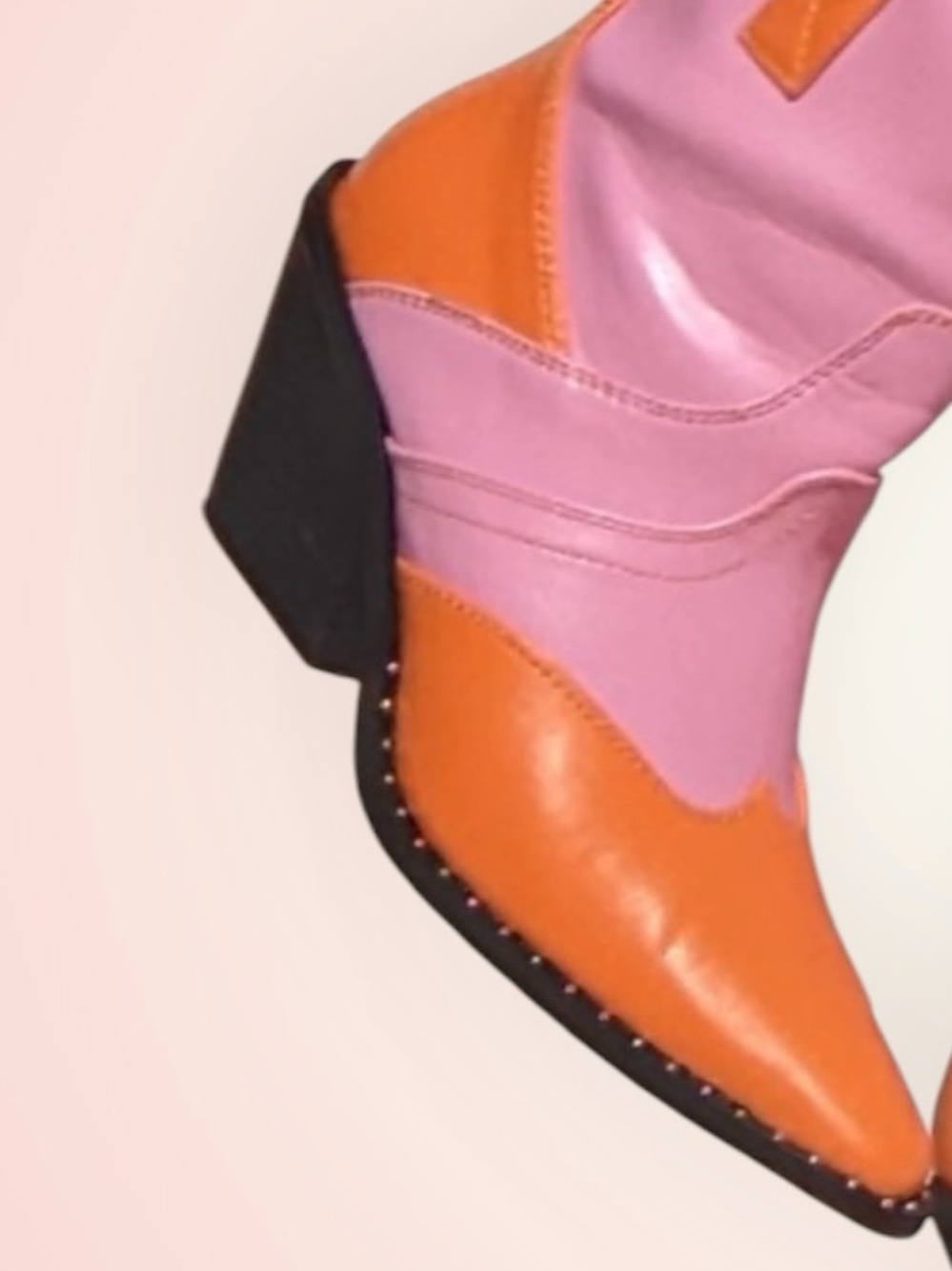 So Me Lunaah Western Cowboy Ankle Booties Size 8 Women - Picture 4 of 4